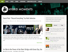 Tablet Screenshot of hybridmomentsblog.com